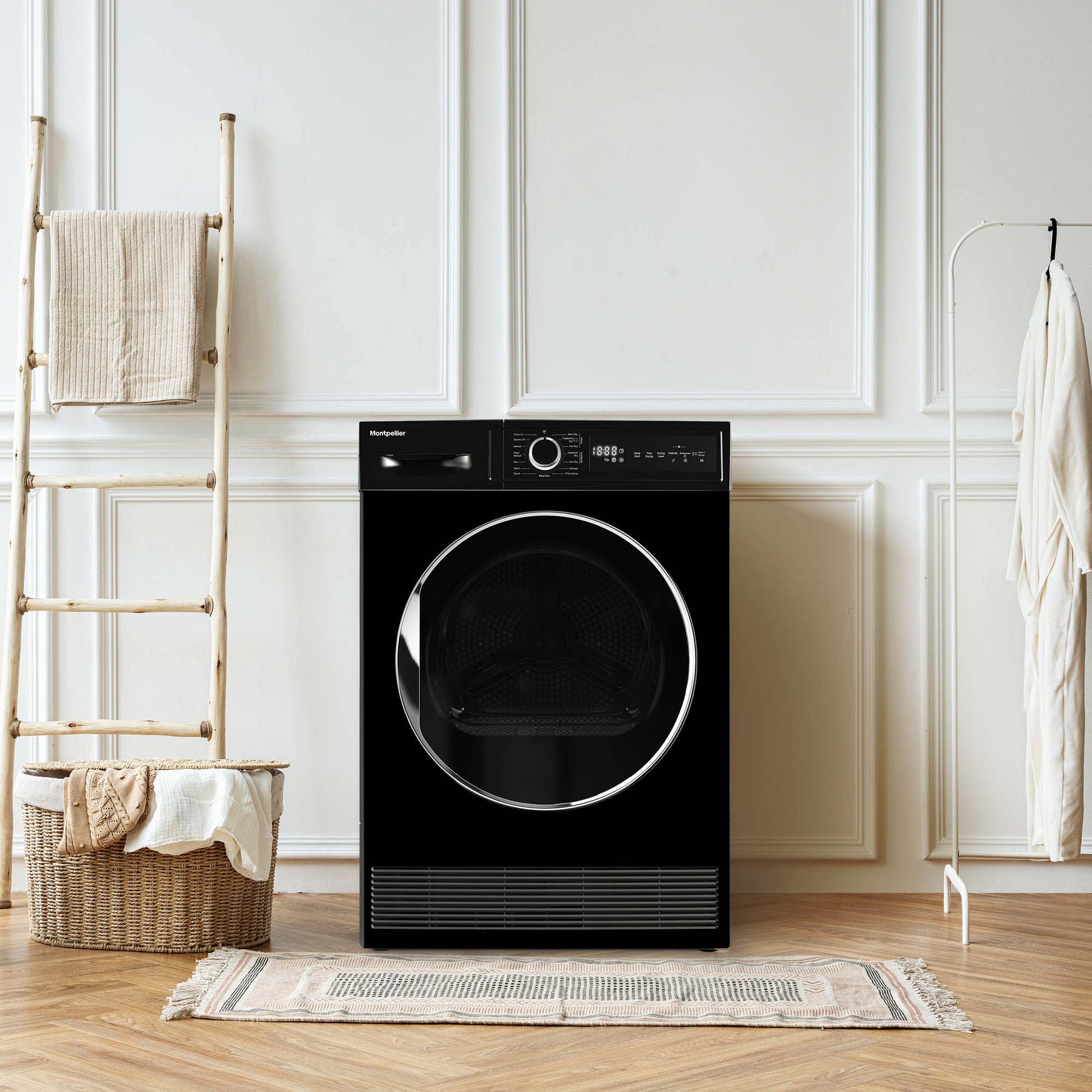 Montpellier MTDC8SDK 8KG CONDENSER SENSOR DRY TUMBLE DRYER - BLACK