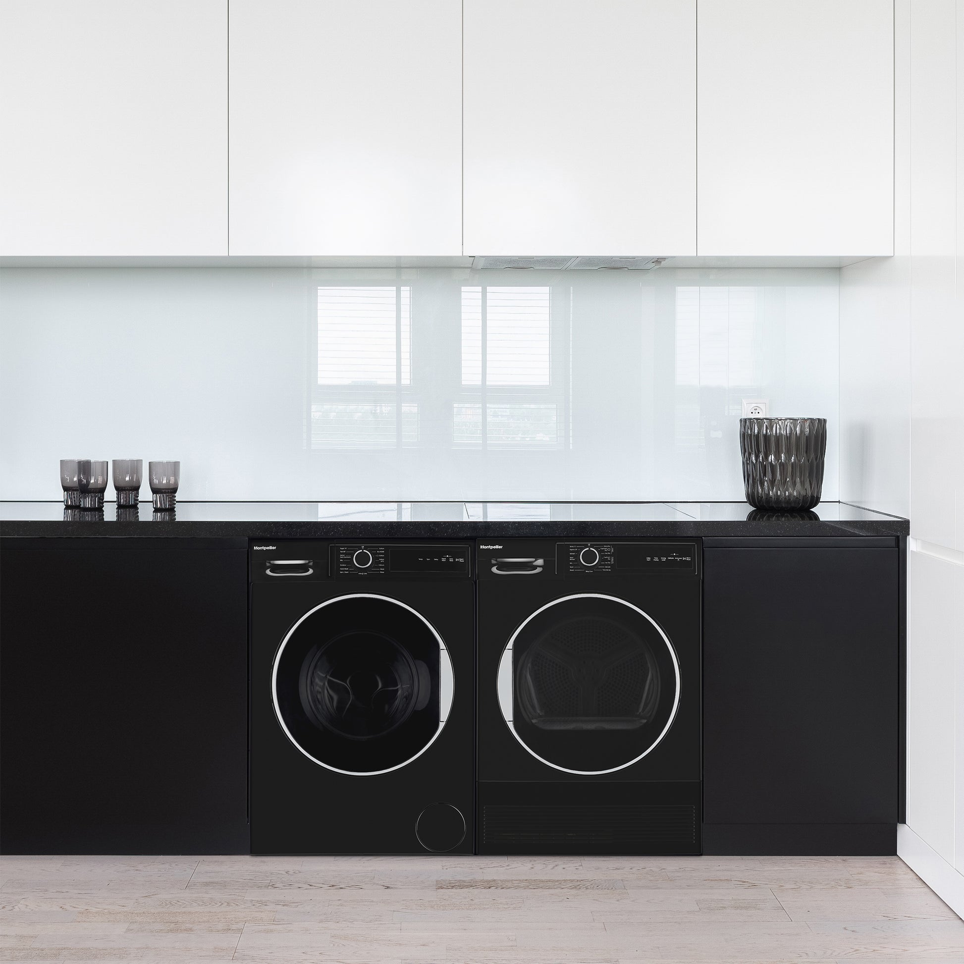 Montpellier MTDC8SDK 8KG CONDENSER SENSOR DRY TUMBLE DRYER - BLACK