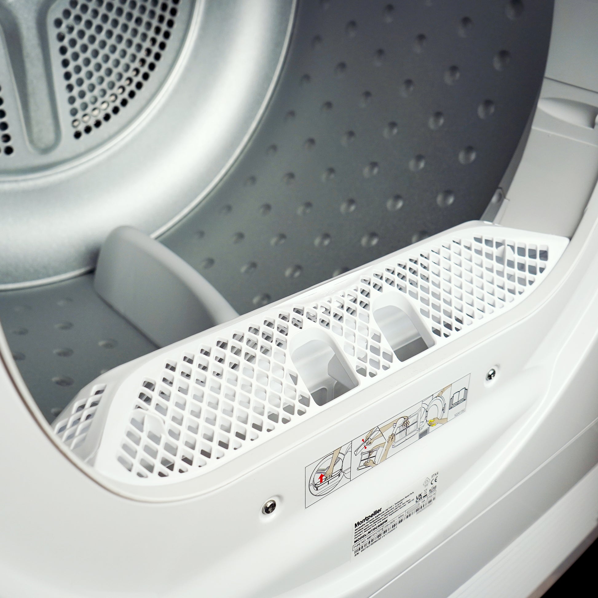 Montpellier MTDC8SDW 8KG CONDENSER SENSOR DRY TUMBLE DRYER - WHITE