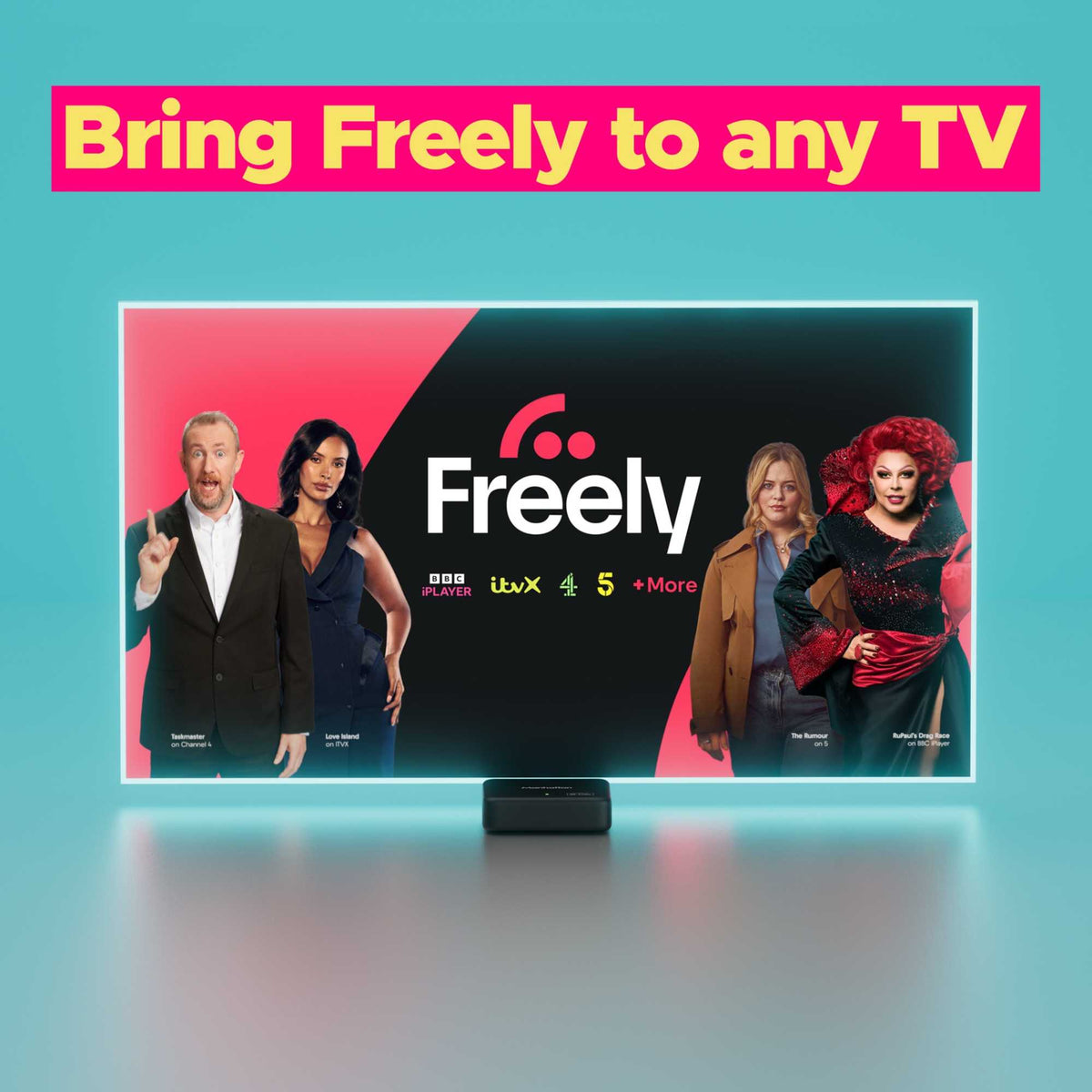 Manhattan Aero 4K TV Streamer with Freely