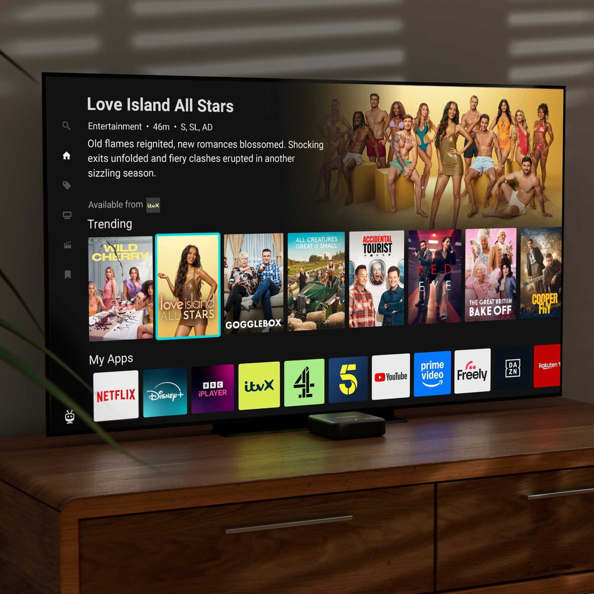 Manhattan Aero 4K TV Streamer with Freely