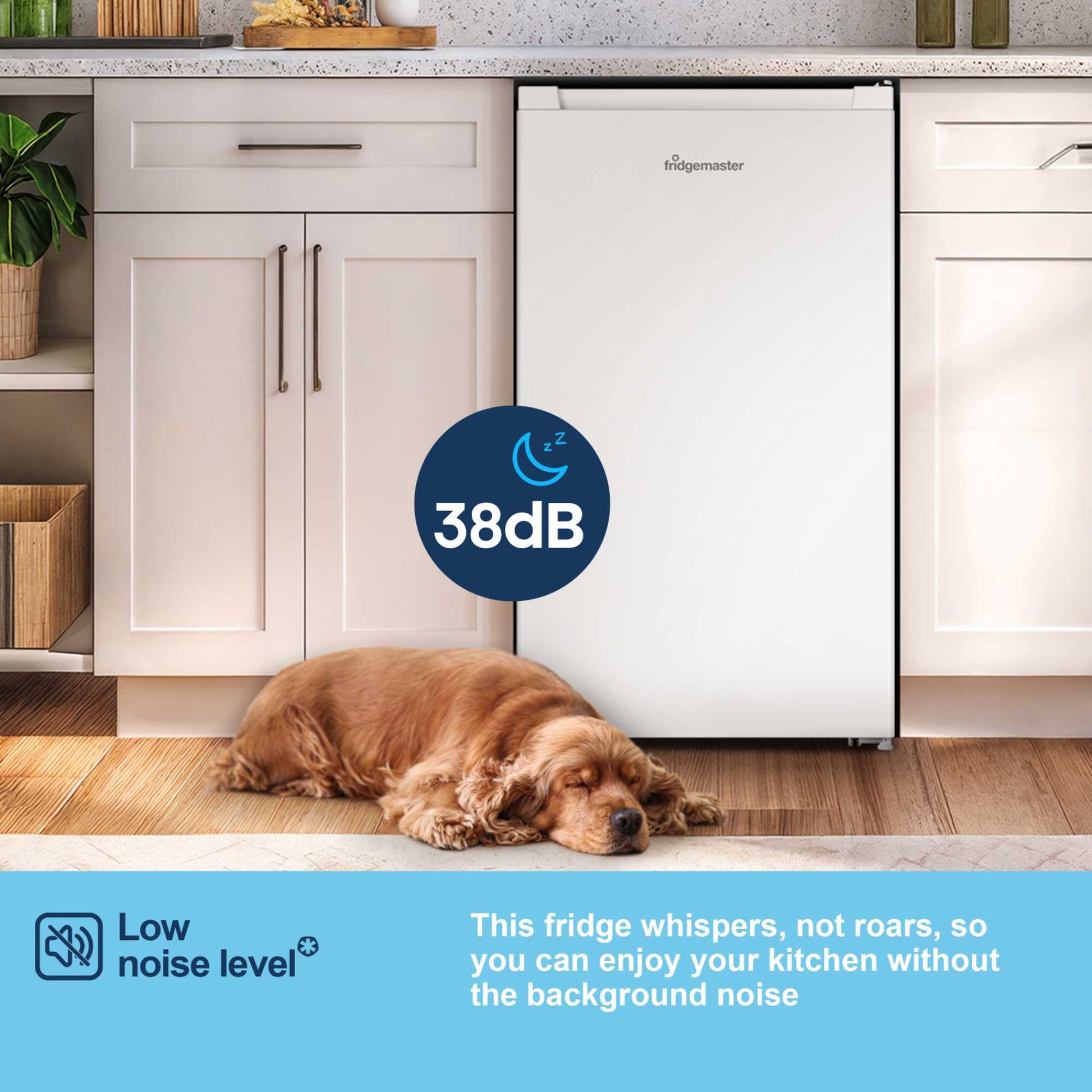 Fridgemaster Undercounter Larder Fridge - White - MUL4892E