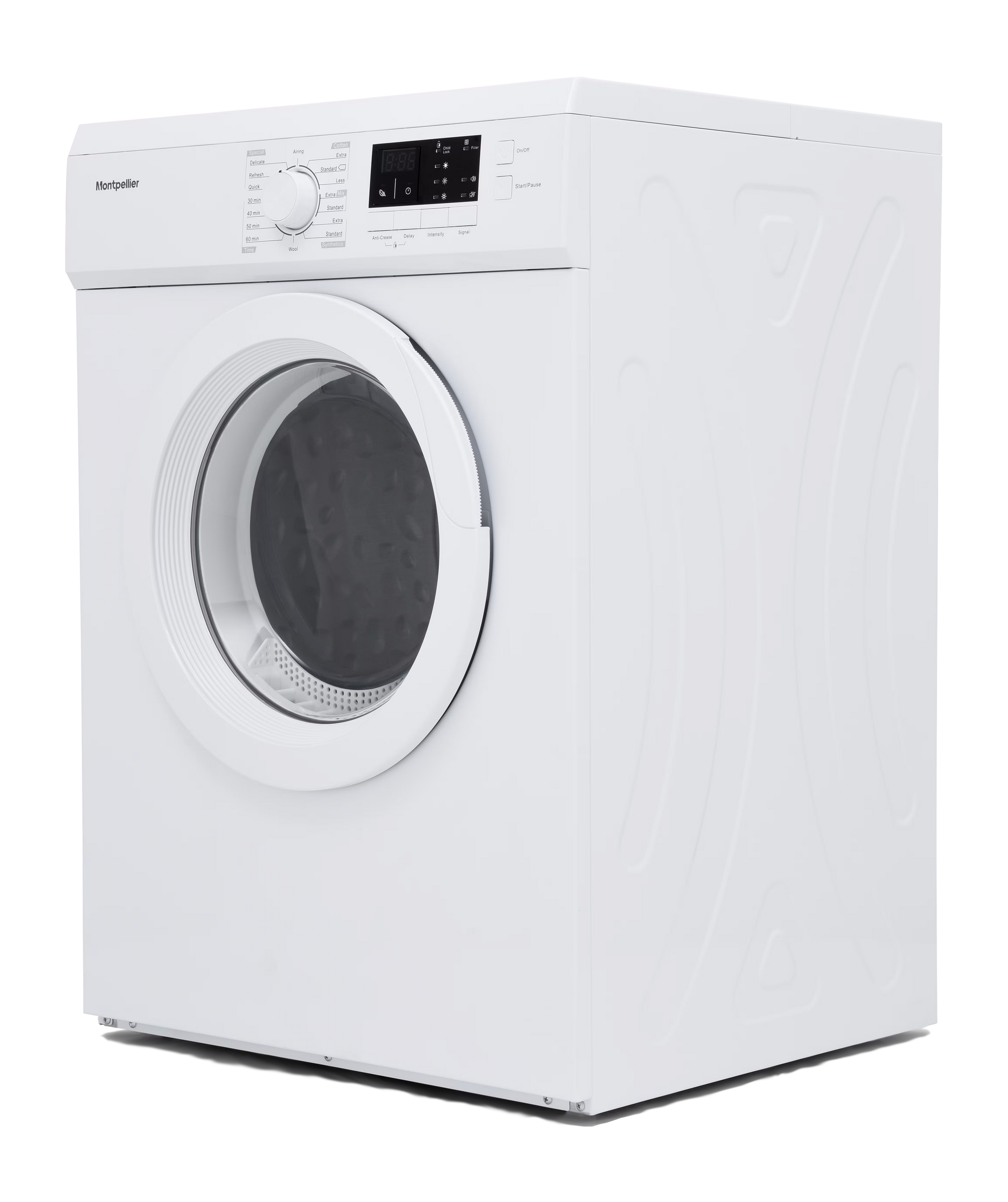 Montpellier MVSD7W Freestanding 7kg Vented Sensor Tumble Dryer