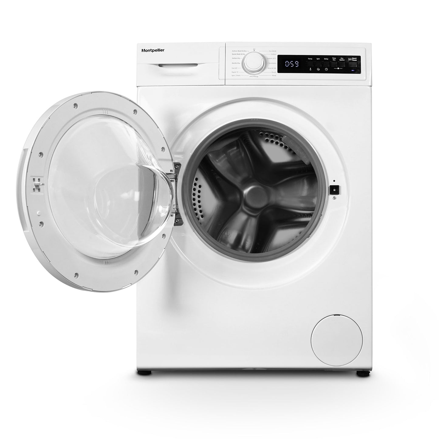Montpellier MWD8514W 8kg/5kg 1400rpm Washer dryer in White