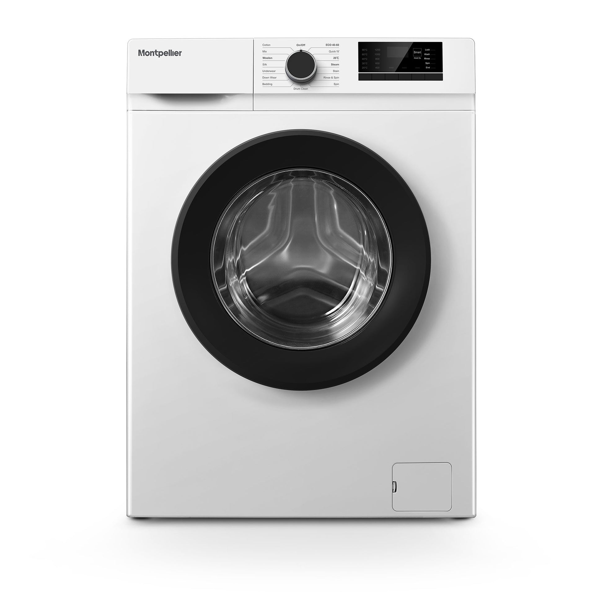 Montpellier MWM612W 1200rpm 6kg Washing Machine in White