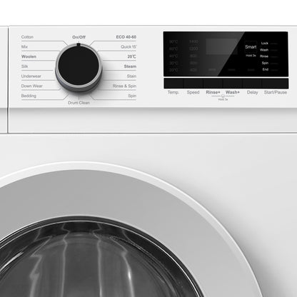 Montpellier MWM612W 1200rpm 6kg Washing Machine in White