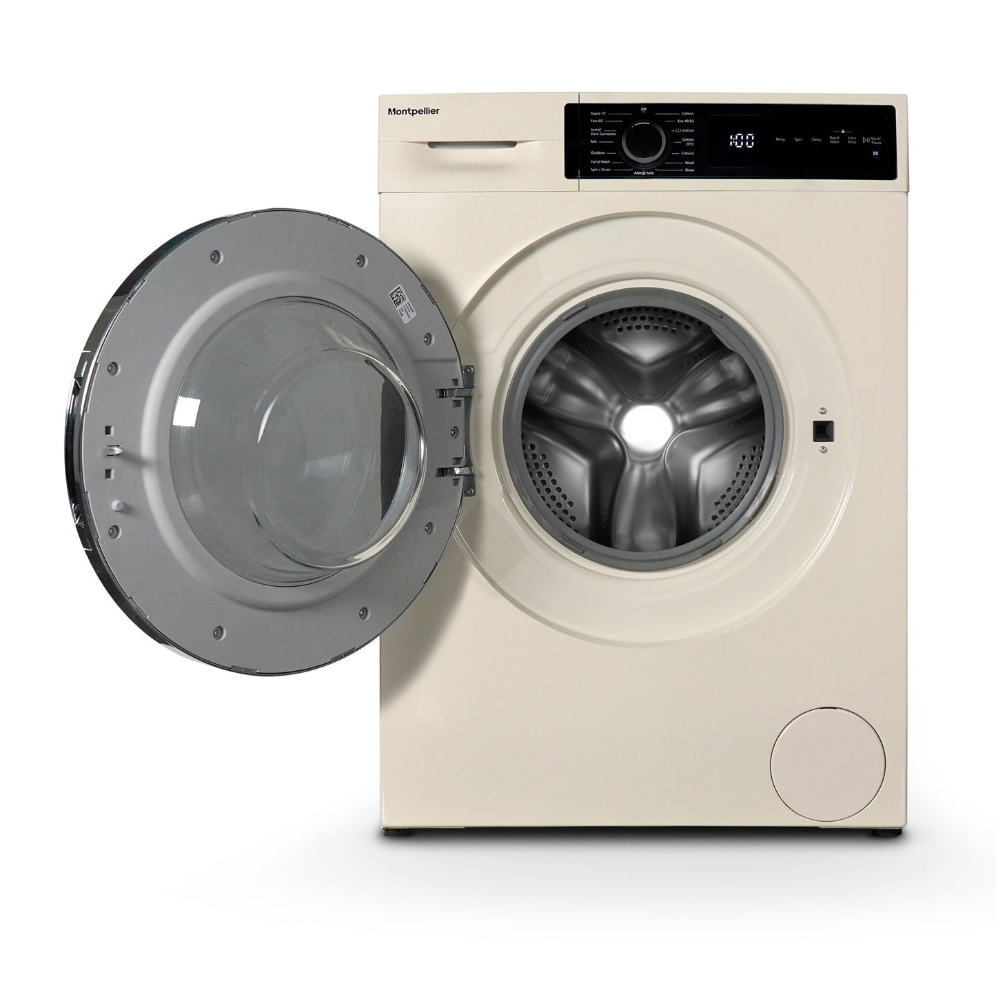 Montpellier MWM814BLC 8Kg Washing Machine in Cream