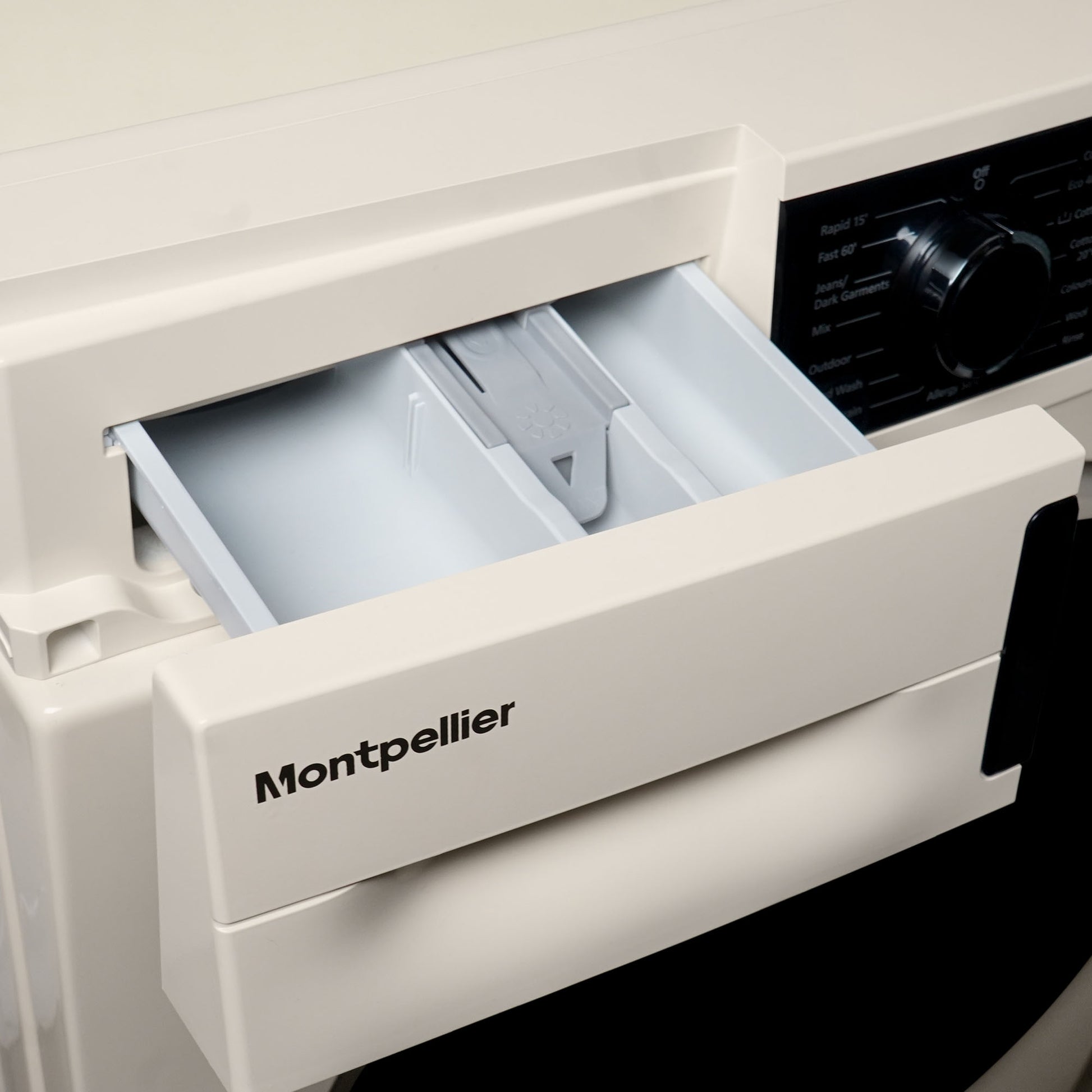 Montpellier MWM814BLC 8Kg Washing Machine in Cream