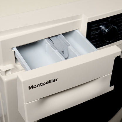 Montpellier MWM814BLC 8Kg Washing Machine in Cream