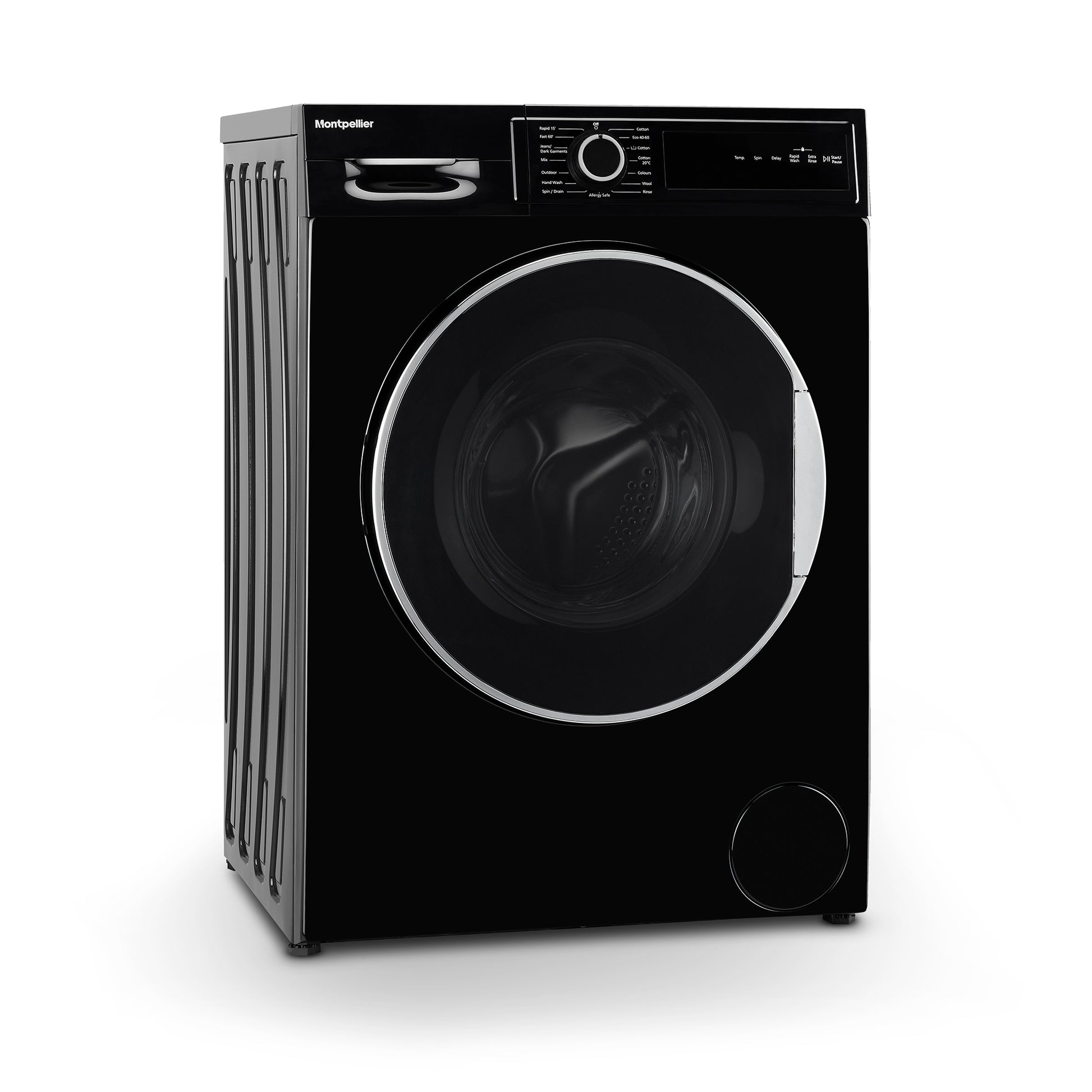Montpellier MWM814BLK 8Kg Washing Machine in Black