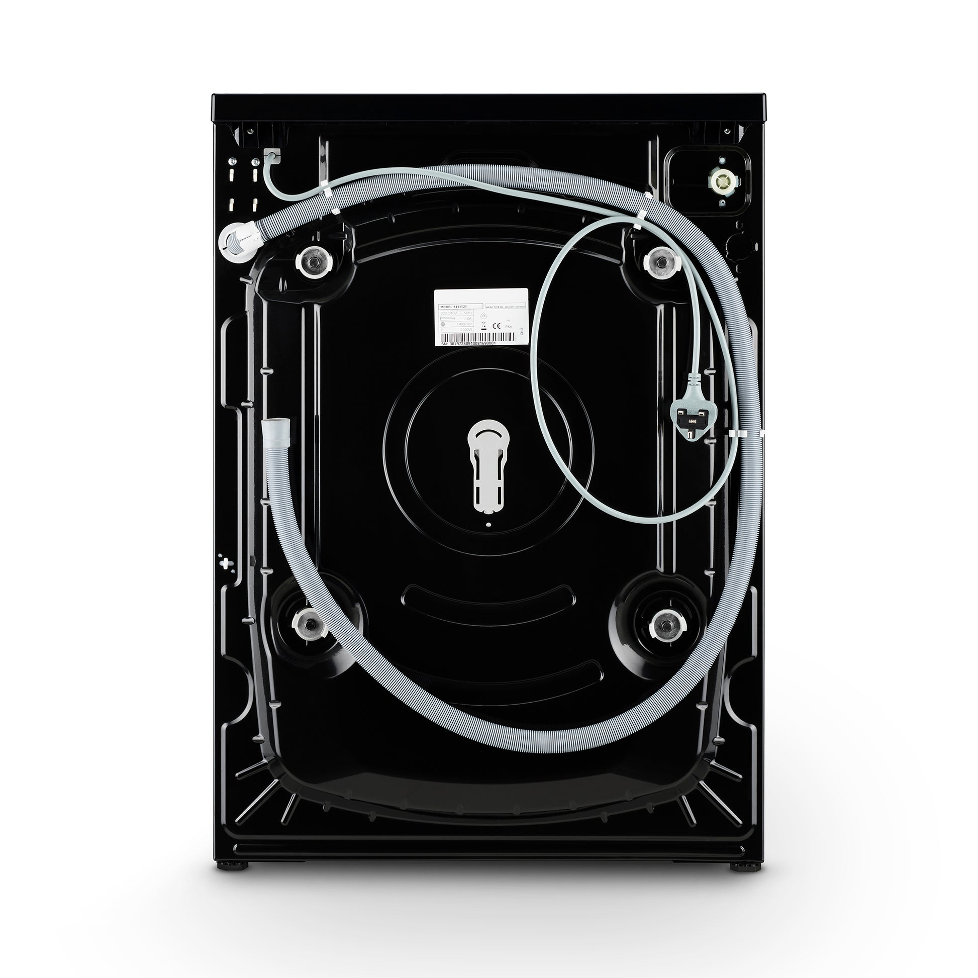 Montpellier MWM814BLK 8Kg Washing Machine in Black