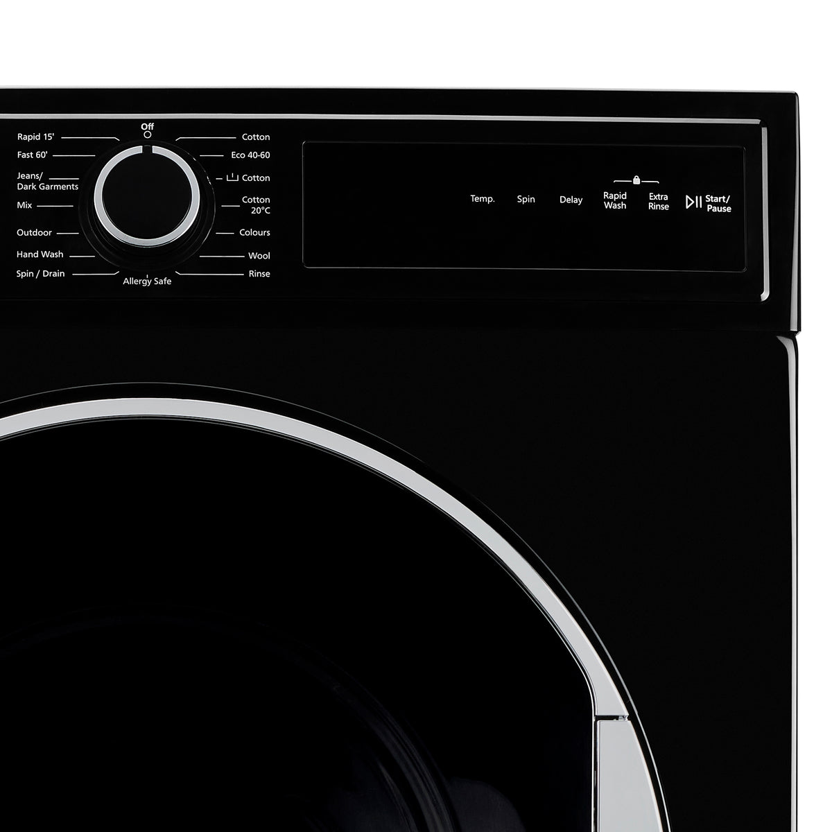 Montpellier MWM814BLK 8Kg Washing Machine in Black