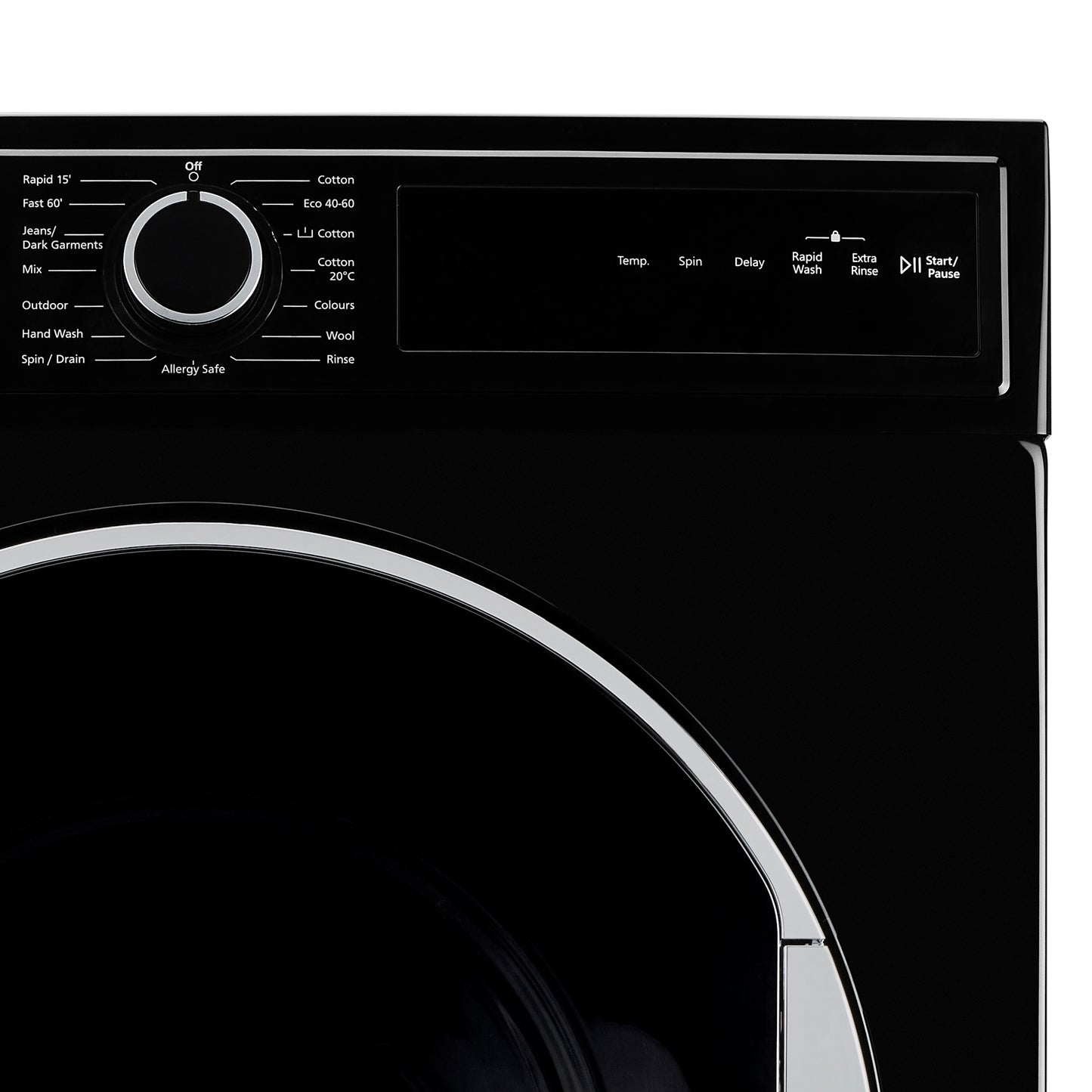 Montpellier MWM814BLK 8Kg Washing Machine in Black