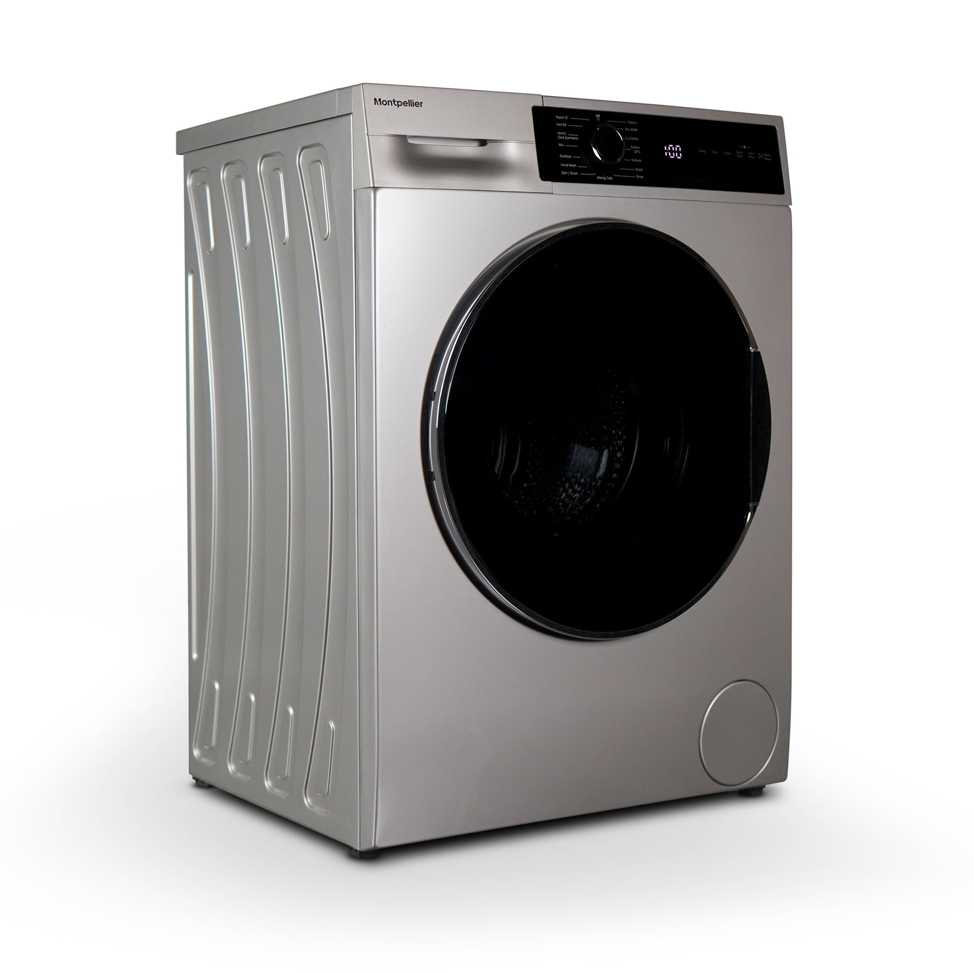 Montpellier MWM814BLS 8Kg Washing Machine in Silver