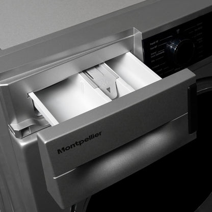 Montpellier MWM814BLS 8Kg Washing Machine in Silver
