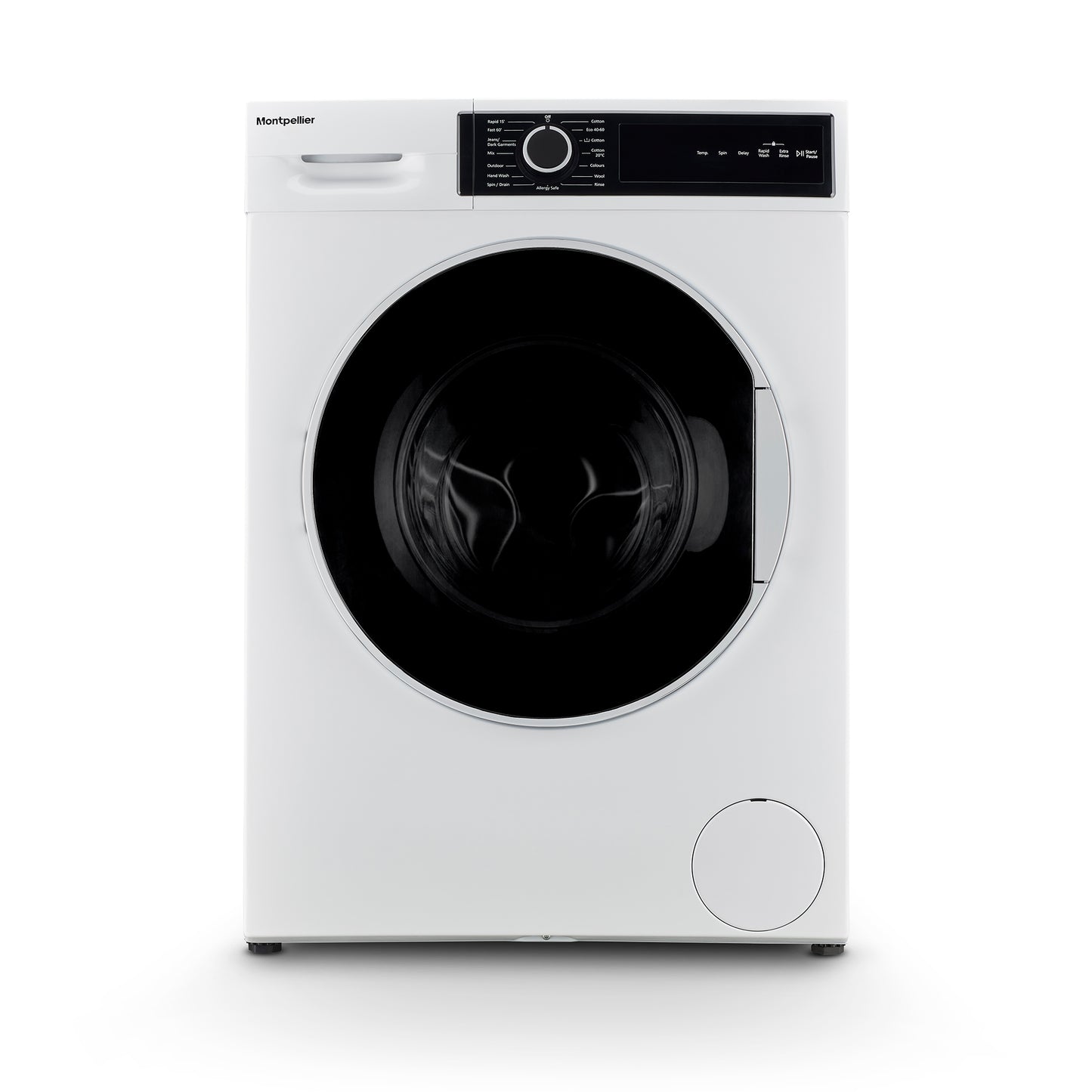 Montpellier MWM814BLW 8Kg Washing Machine in White