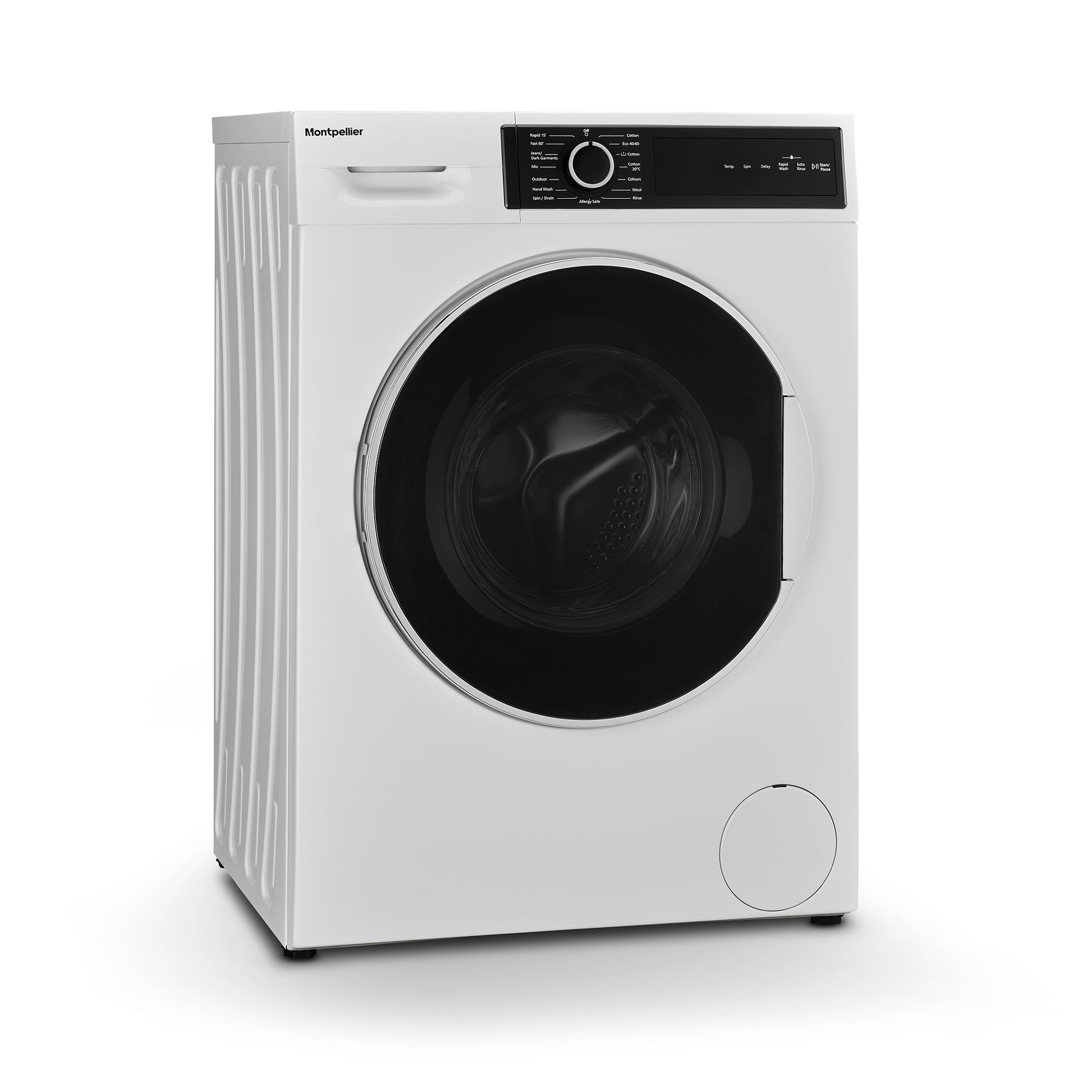 Montpellier MWM814BLW 8Kg Washing Machine in White