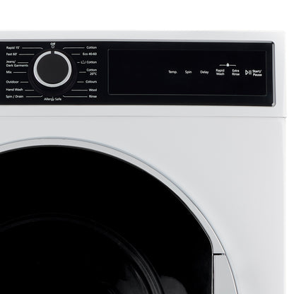 Montpellier MWM814BLW 8Kg Washing Machine in White