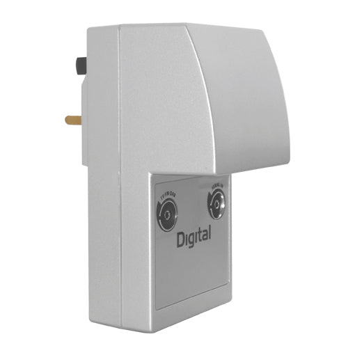 1 ROOM PLUG IN SIGNAL BOOSTER SILVER