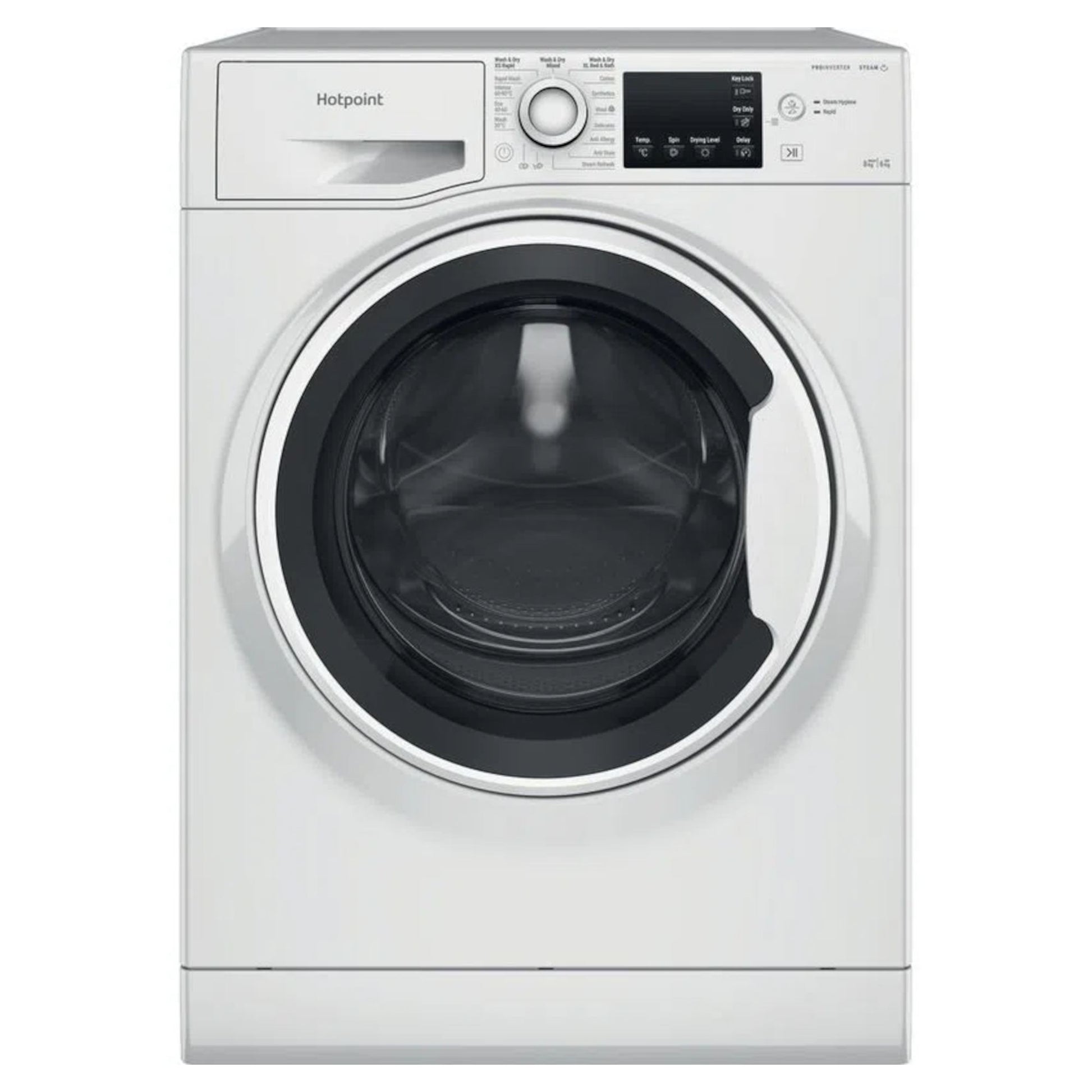 Hotpoint 8kg Wash 6kg Dry 1400rpm Washer Dryer - NDB 8635 W UK