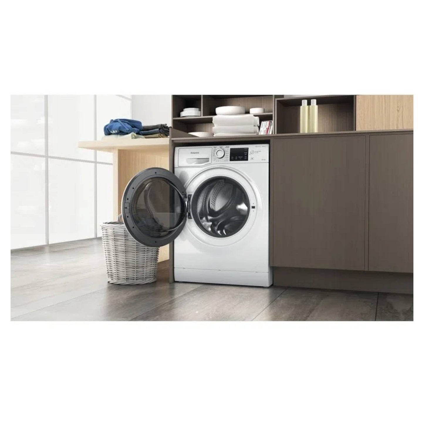 Hotpoint 8kg Wash 6kg Dry 1400rpm Washer Dryer - NDB 8635 W UK