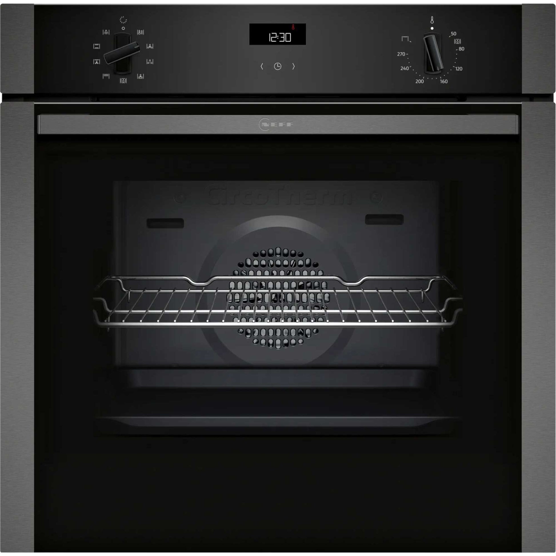 NEFF N 50 B1ACE4AG3B Built-In Single Oven - Graphite Grey
