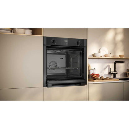 NEFF N 50 B3ACE4AG3B Slide&Hide Built-In Single Oven - Graphite Grey