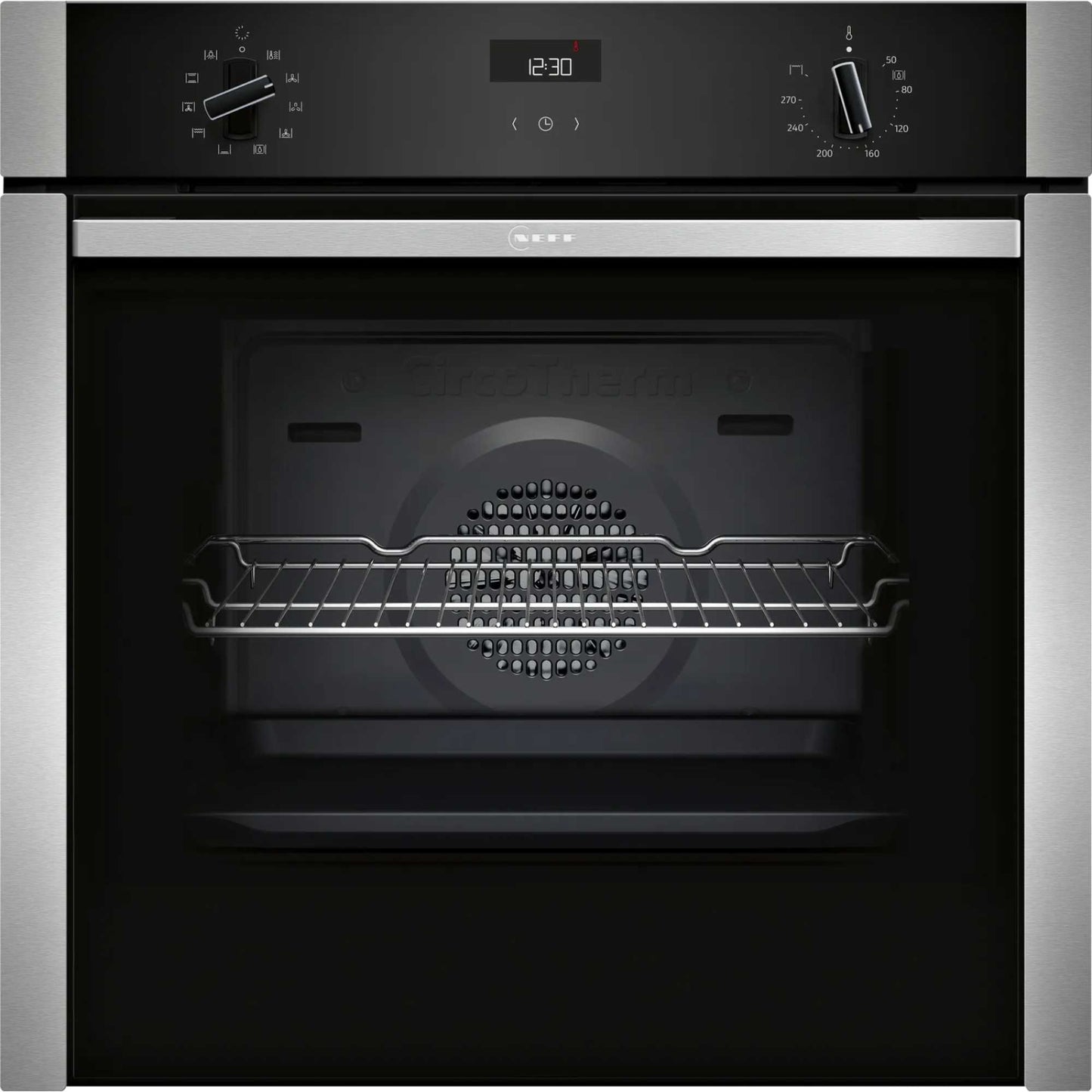 NEFF N 50 B3ACE4AN3B Slide&Hide Built-In Single Oven - Stainless Steel
