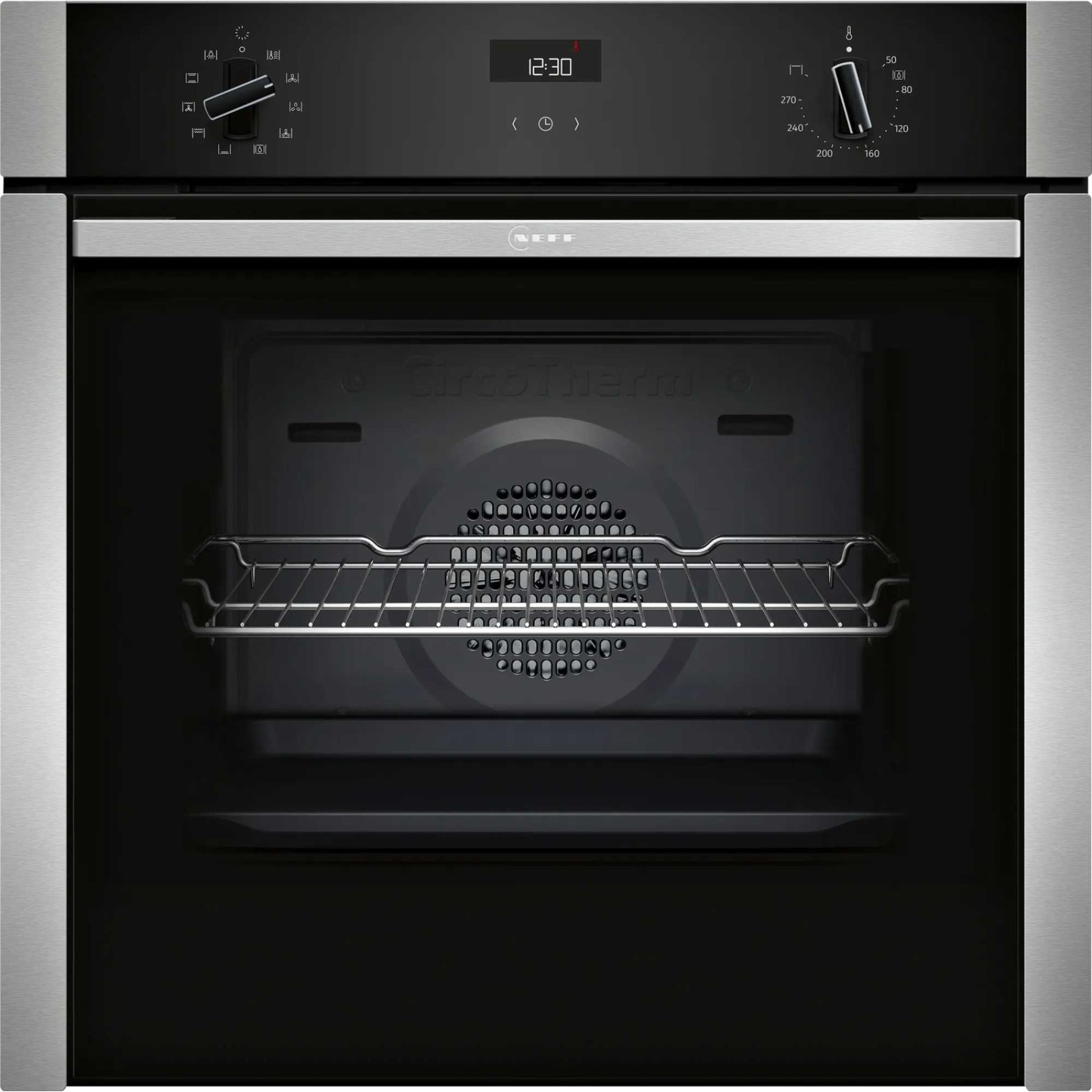 NEFF N 50 B3ACE4AN3B Slide&Hide Built-In Single Oven - Stainless Steel