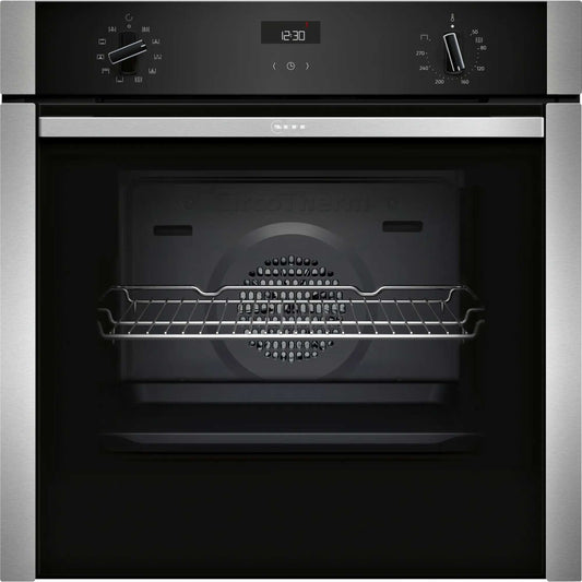 NEFF N 50 B3ACE4AN3B Slide&Hide Built-In Single Oven - Stainless Steel