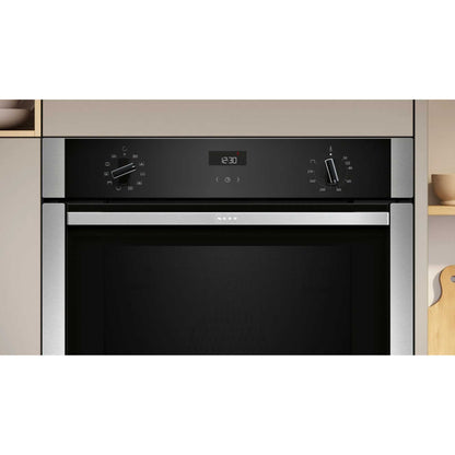 NEFF N 50 B3ACE4AN3B Slide&Hide Built-In Single Oven - Stainless Steel
