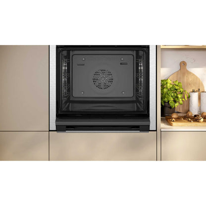 NEFF N 50 B3ACE4AN3B Slide&Hide Built-In Single Oven - Stainless Steel