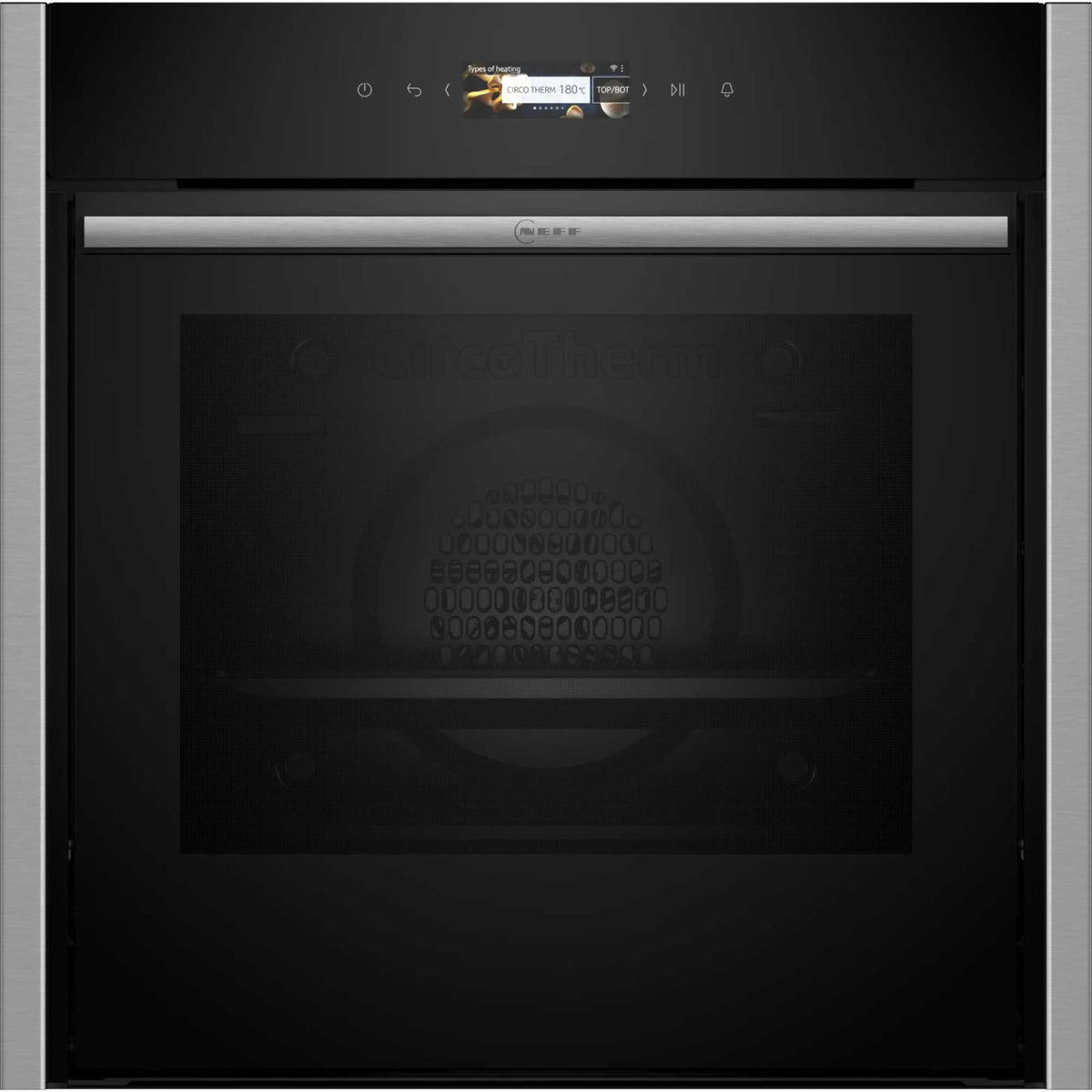 NEFF N 70 B54CR71N0B Slide&Hide Built-In Smart Single Oven - Stainless Steel