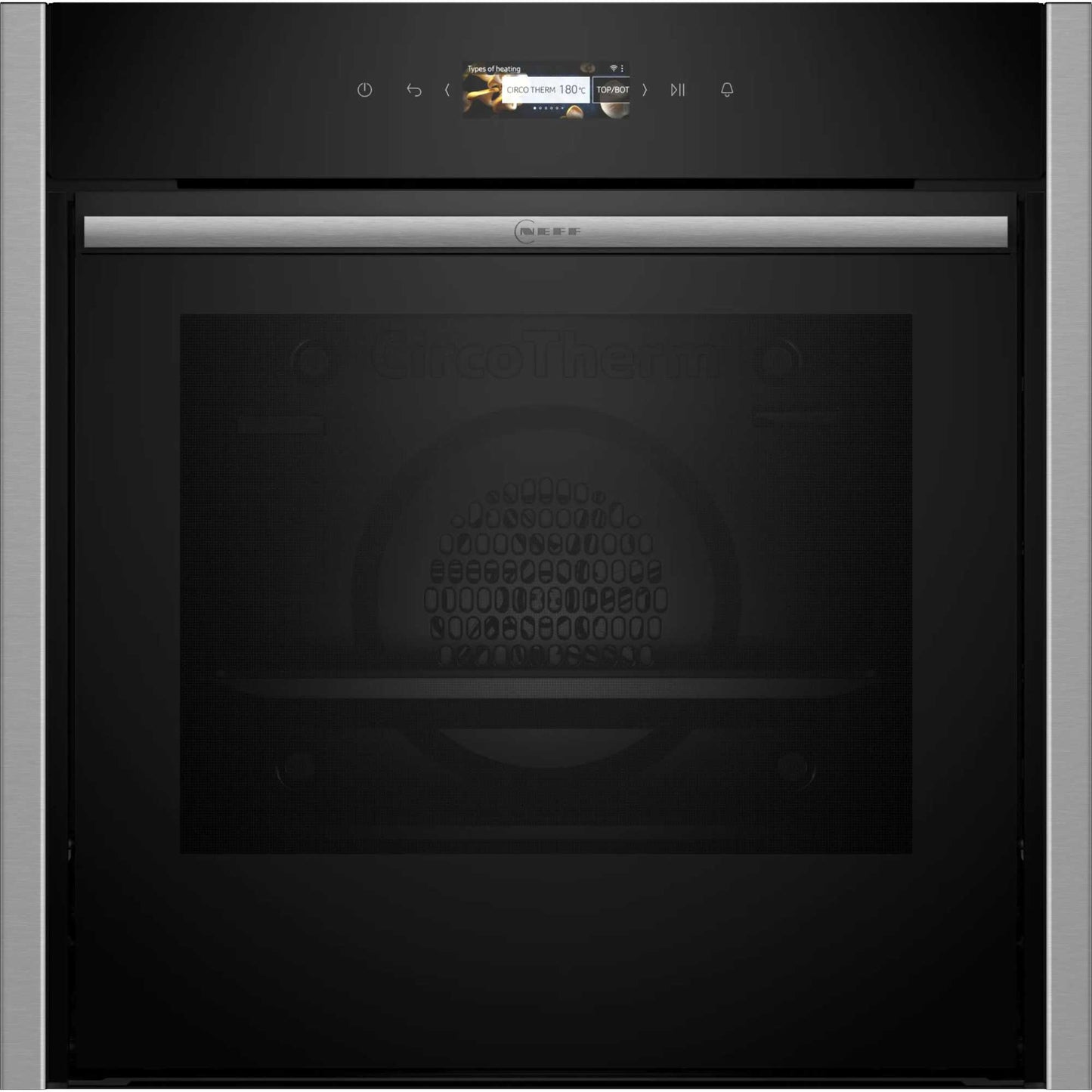 NEFF N 70 B54CR71N0B Slide&Hide Built-In Smart Single Oven - Stainless Steel