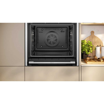 NEFF N 70 B54CR71N0B Slide&Hide Built-In Smart Single Oven - Stainless Steel