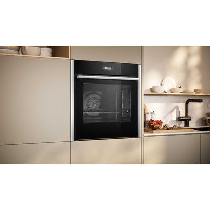 NEFF N 70 B54CR71N0B Slide&Hide Built-In Smart Single Oven - Stainless Steel