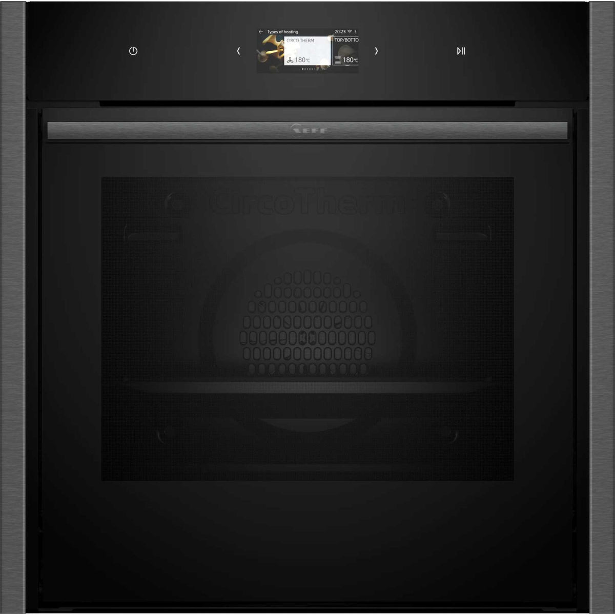 NEFF N 90 B64CS71G0B Slide&Hide Built-In Smart Single Oven - Graphite Grey