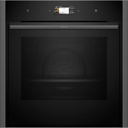NEFF N 90 B64CS71G0B Slide&Hide Built-In Smart Single Oven - Graphite Grey