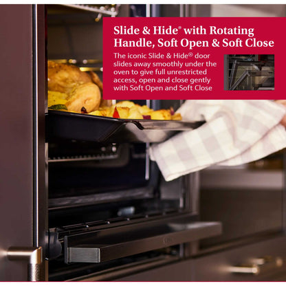 NEFF N 90 B64CS71G0B Slide&Hide Built-In Smart Single Oven - Graphite Grey