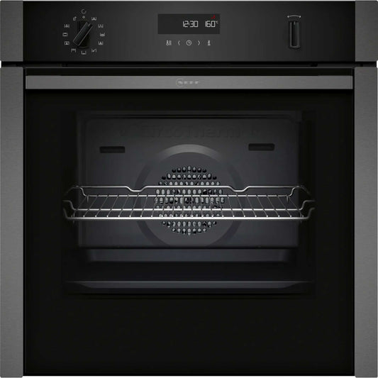 NEFF N 50 B6ACH7AG7B Slide&Hide Built-In Smart Single Oven - Graphite Grey