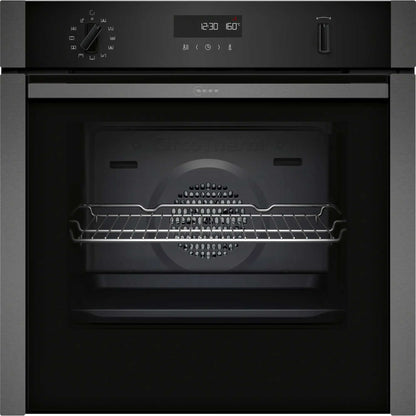 NEFF N 50 B6ACH7AG7B Slide&Hide Built-In Smart Single Oven - Graphite Grey