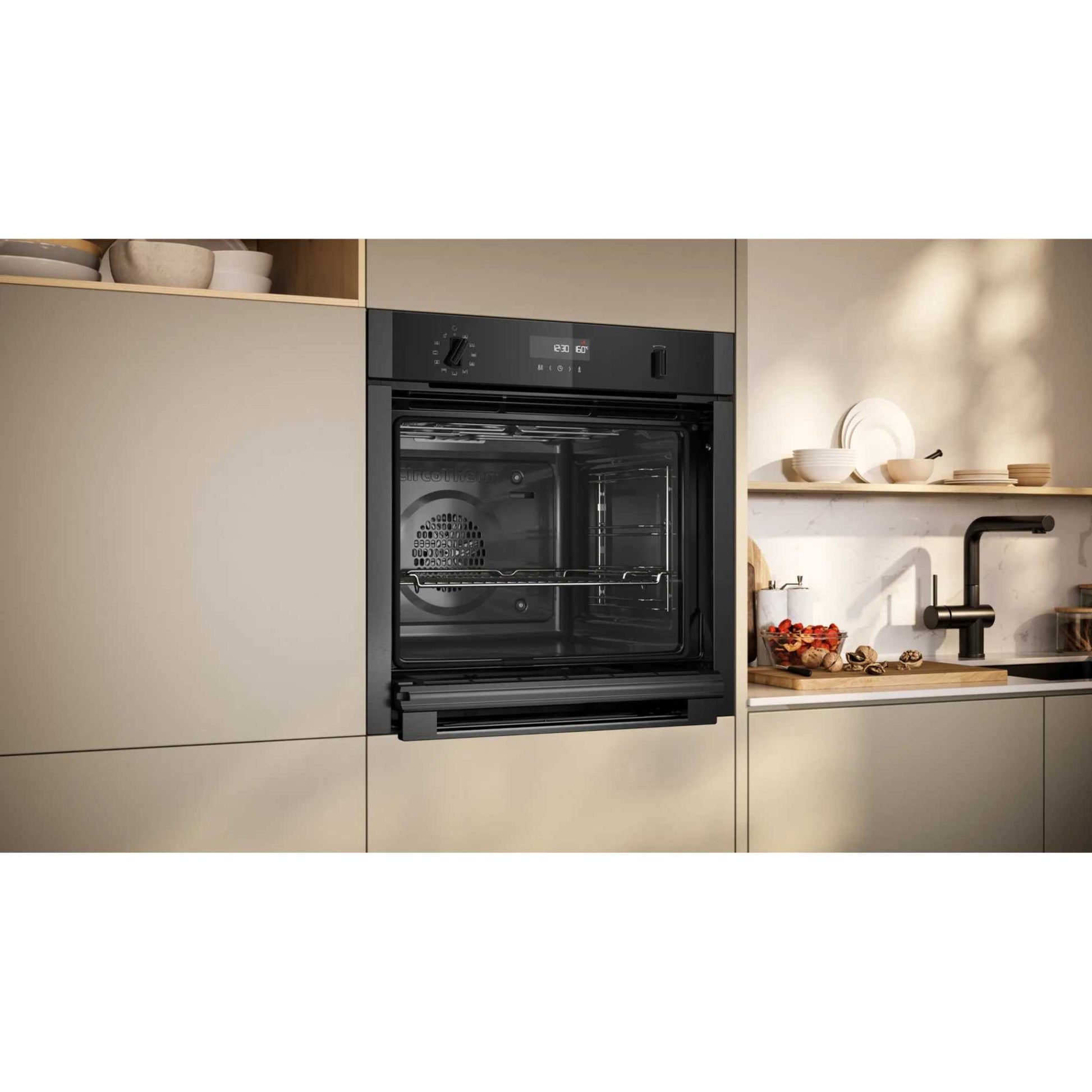 NEFF N 50 B6ACH7AG7B Slide&Hide Built-In Smart Single Oven - Graphite Grey
