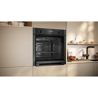 NEFF N 50 B6ACH7AG7B Slide&Hide Built-In Smart Single Oven - Graphite Grey