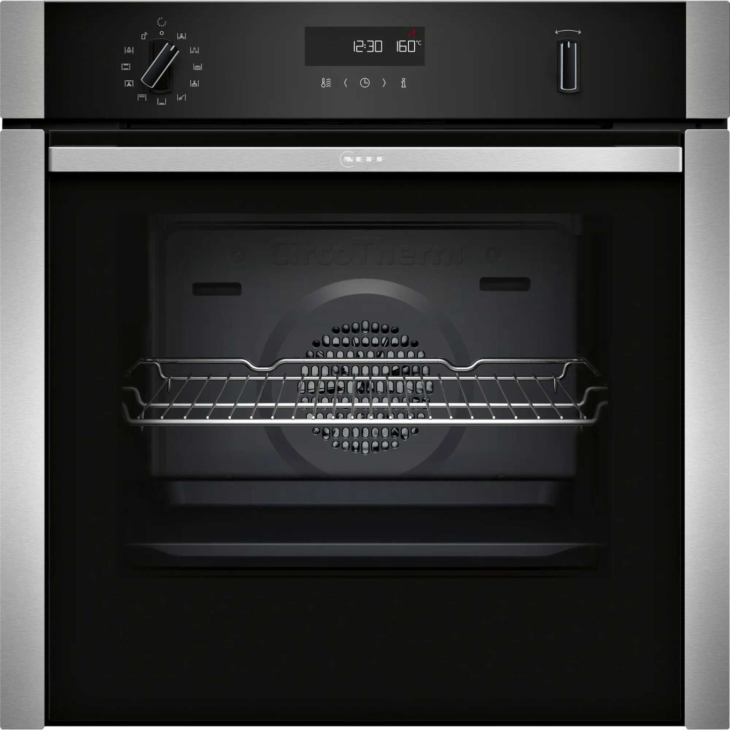 NEFF N 50 B6ACH7AN7B Slide&Hide Built-In Smart Single Oven - Stainless Steel