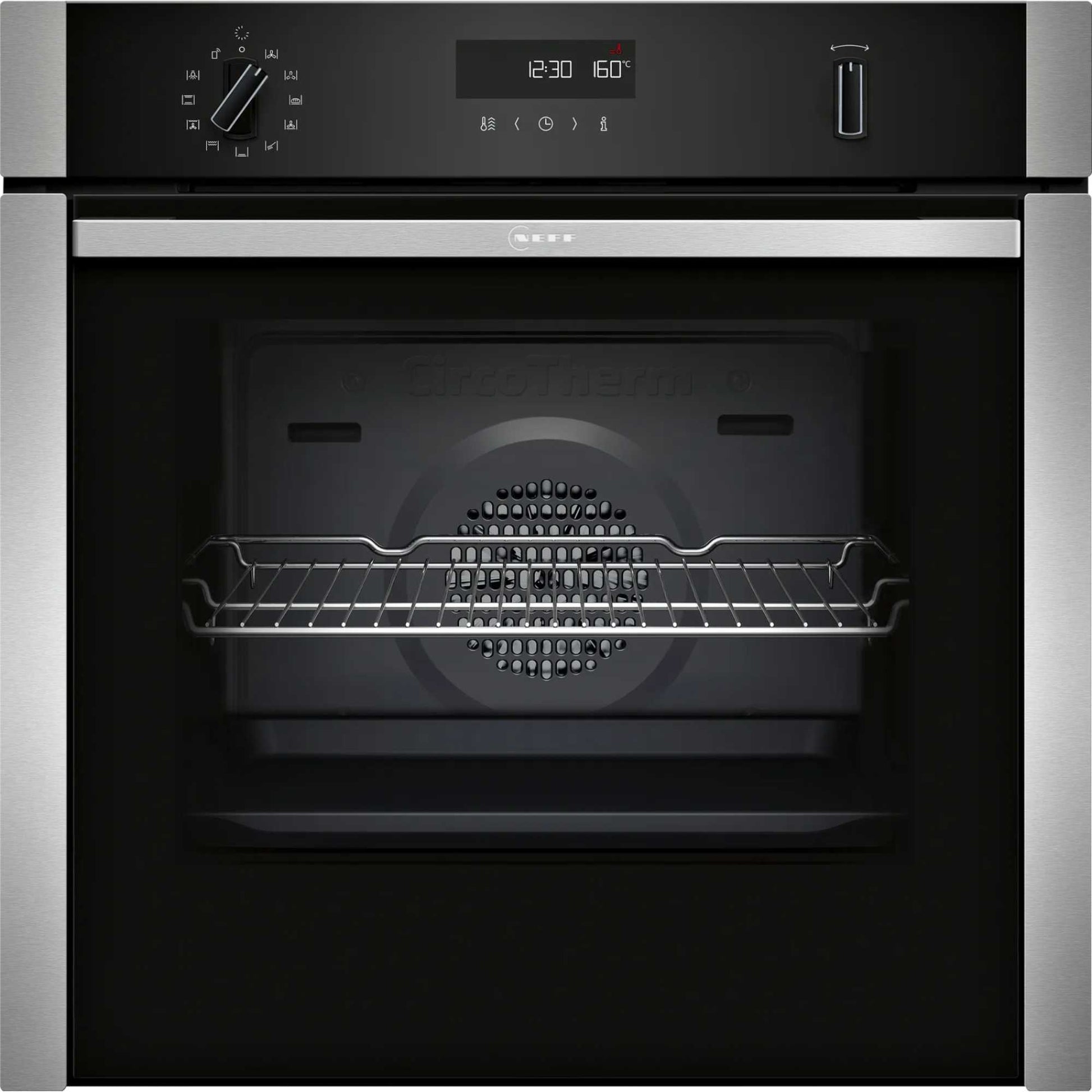 NEFF N 50 B6ACH7AN7B Slide&Hide Built-In Smart Single Oven - Stainless Steel