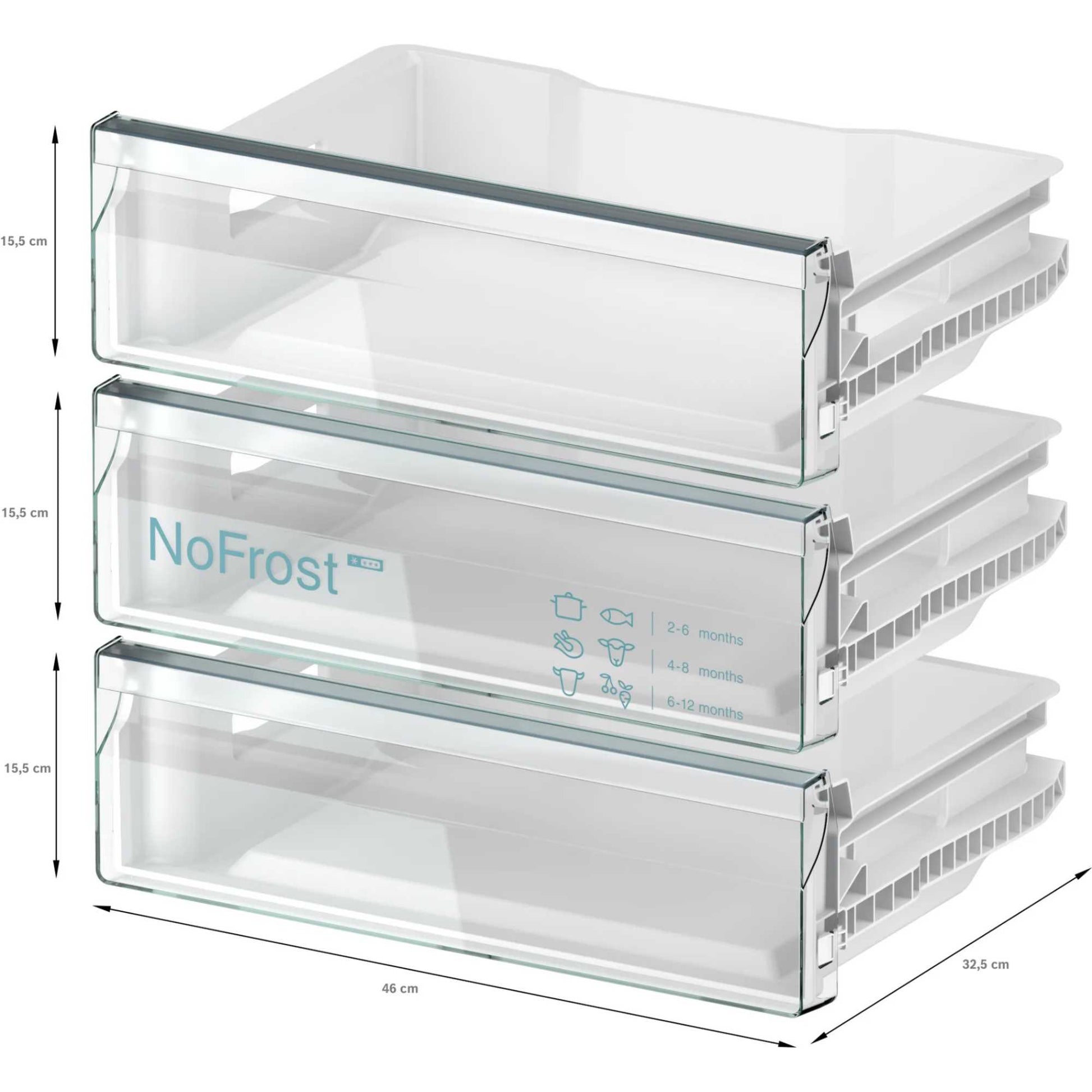 NEFF N50 Built-In Undercounter Freezer Full NoFrost - GU7212FE0G