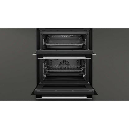 NEFF N 50 J1ACE2HN0B Built-In Double Oven - Stainless Steel