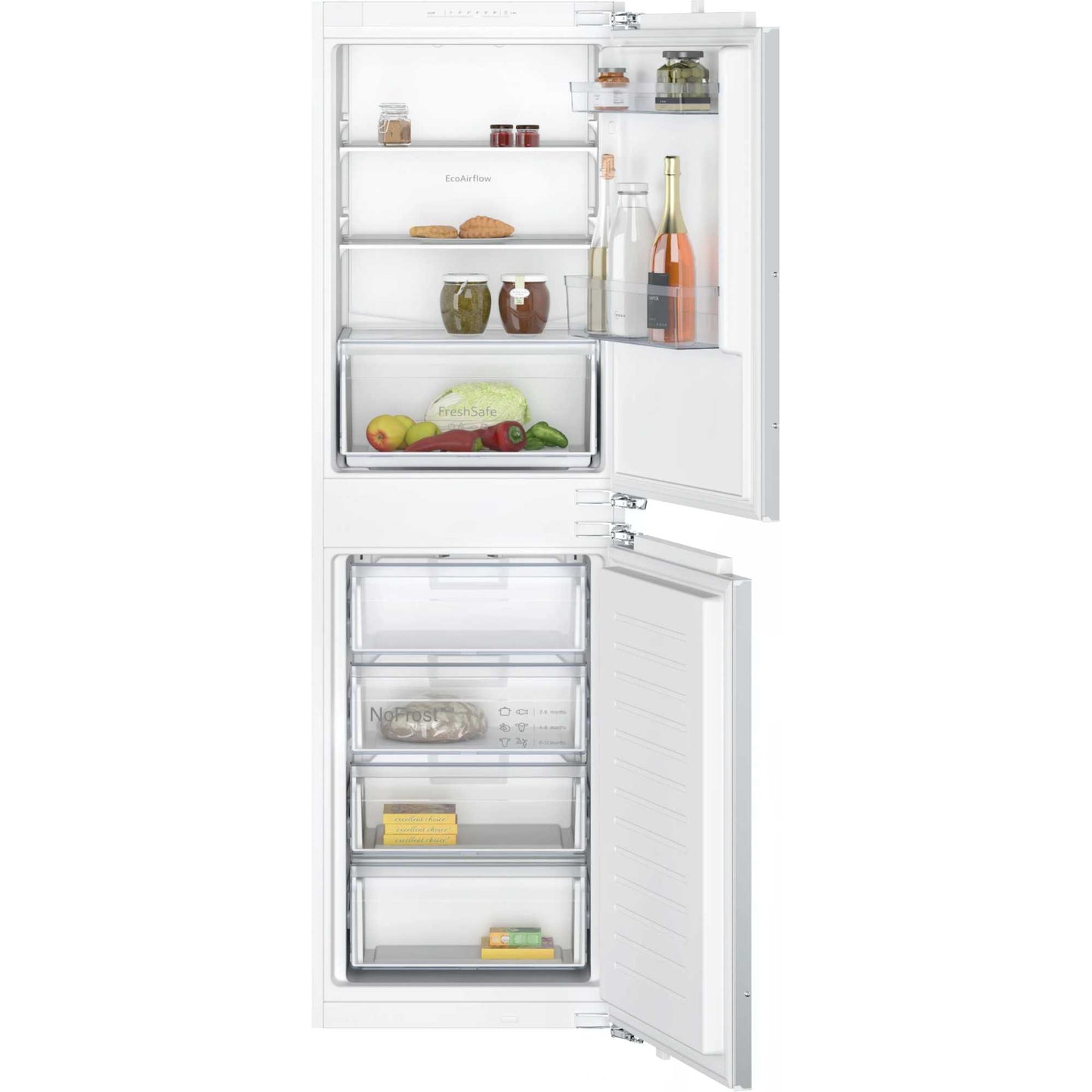 NEFF N 30 Built-In Fridge Freezer 50/50 Full NoFrost - KI7851FE0G