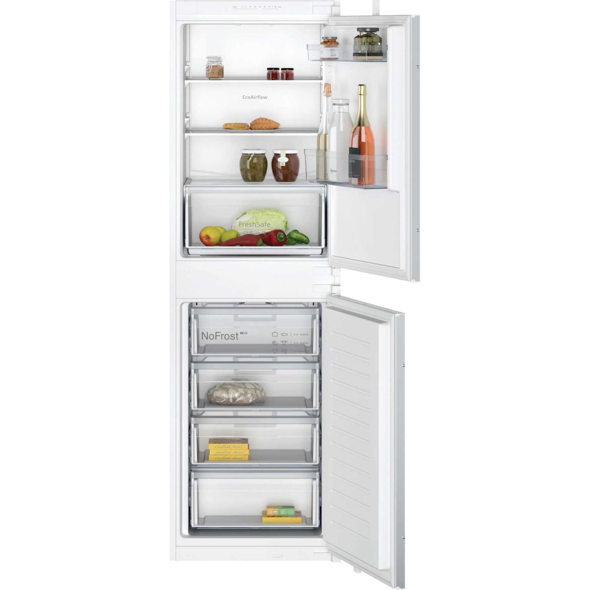NEFF N 30 Built-In Fridge Freezer 50/50 Full NoFrost - KI7851SE0G