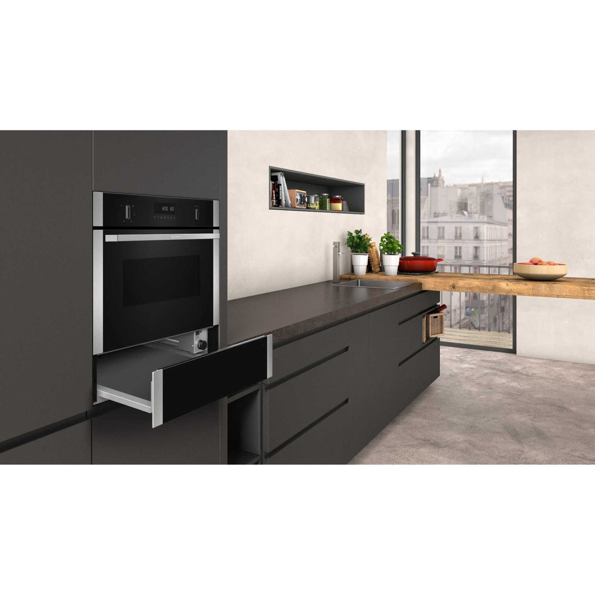 NEFF N1AHA01N0B N 50 Built-In Warming Drawer - Stainless Steel